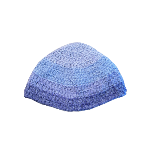 Blue Gradient Fuzzy Hat