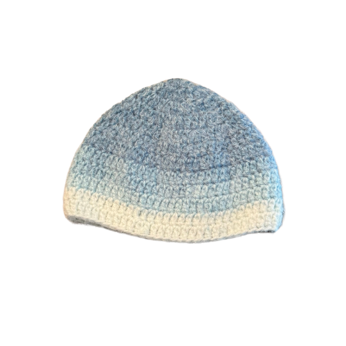 Icy Blue Fuzzy Hat